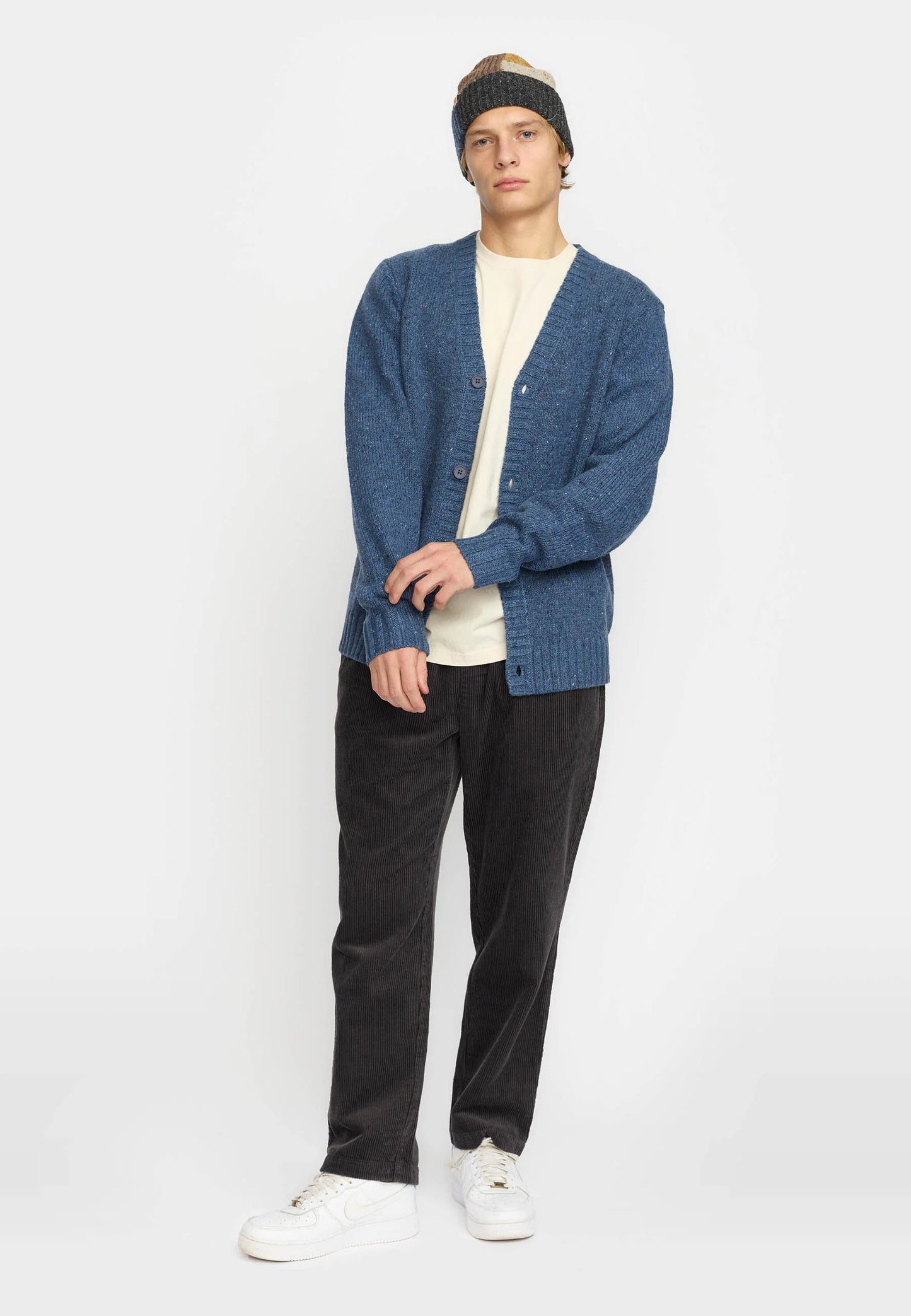 Revolution | Cardigan en mélange d'alpaga - Bleu