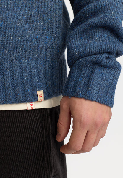 Revolution | Cardigan en mélange d'alpaga - Bleu