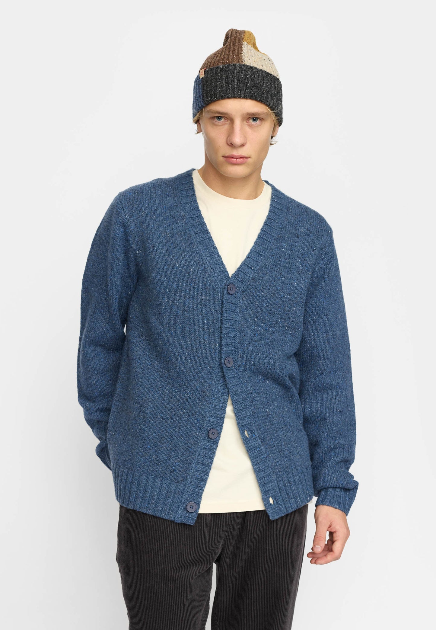 Revolution | Cardigan en mélange d'alpaga - Bleu