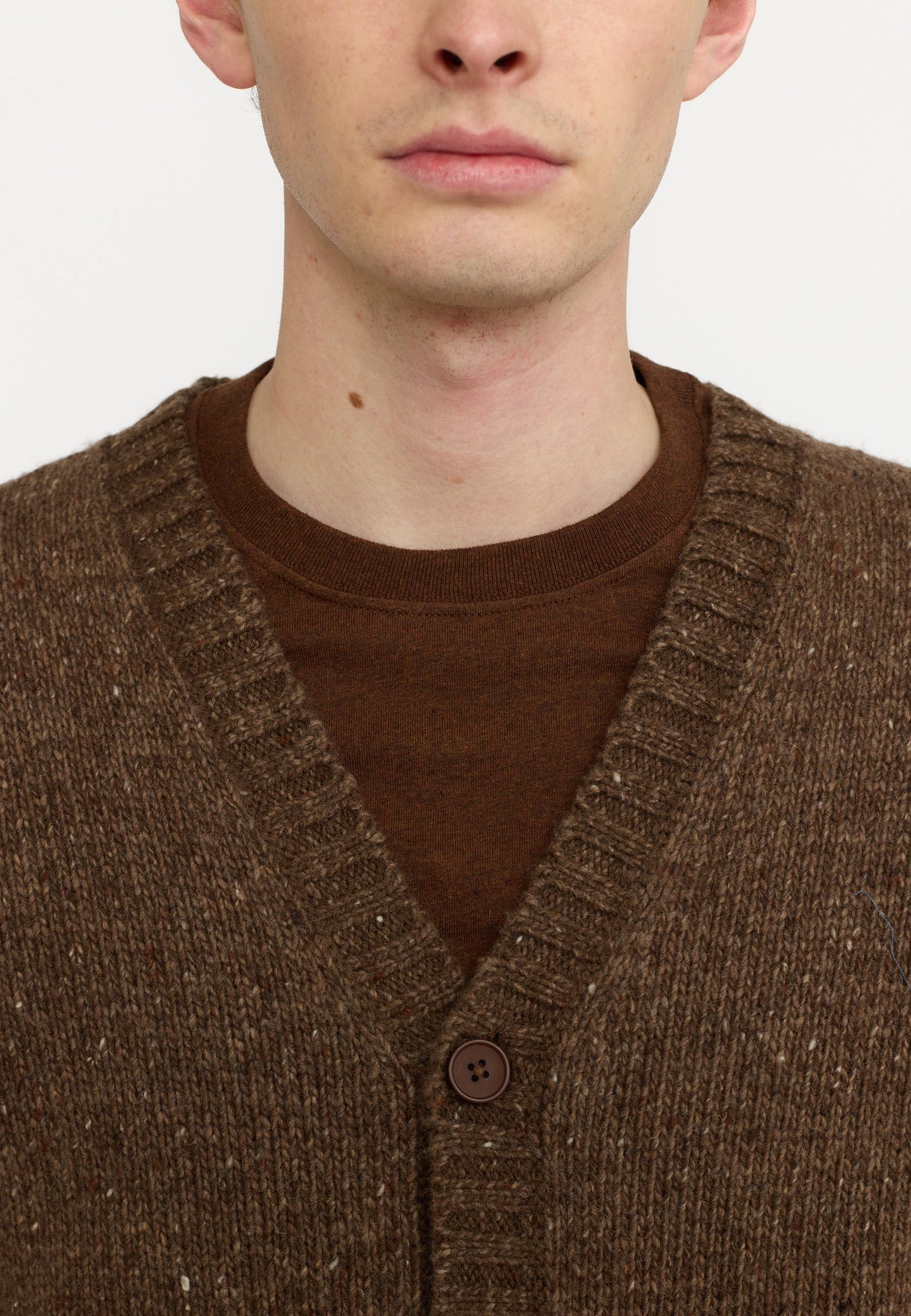 Revolution | Cardigan en mélange d'alpaga - Marron