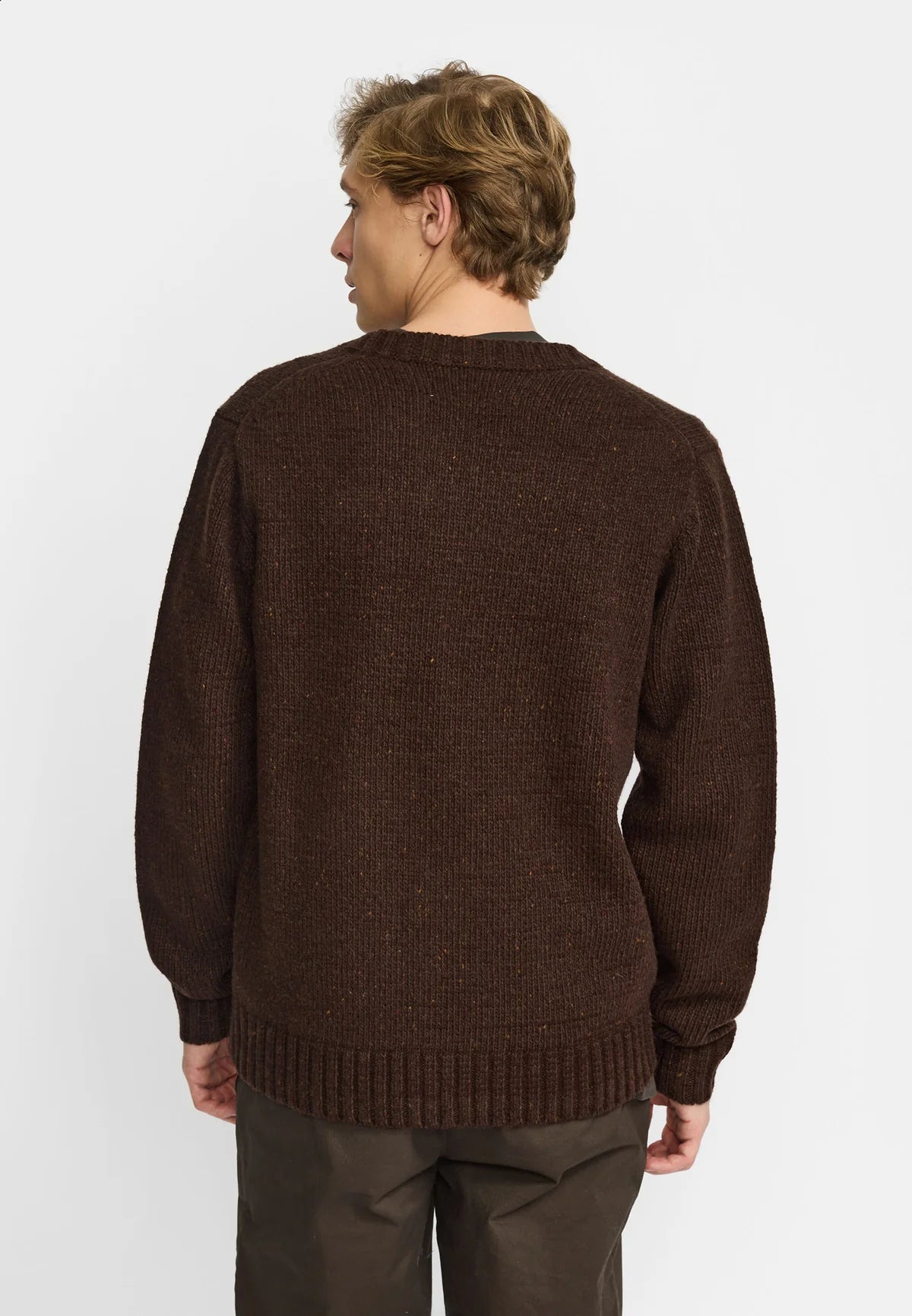 Revolution | Cardigan en tricot "6543" - Brun foncé
