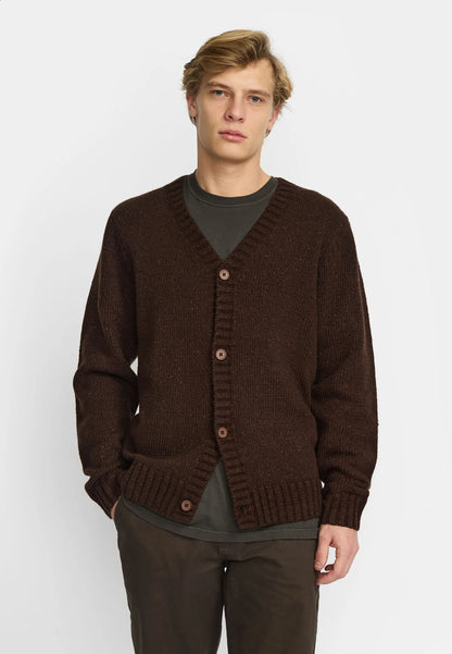 Revolution | Cardigan en tricot "6543" - Brun foncé