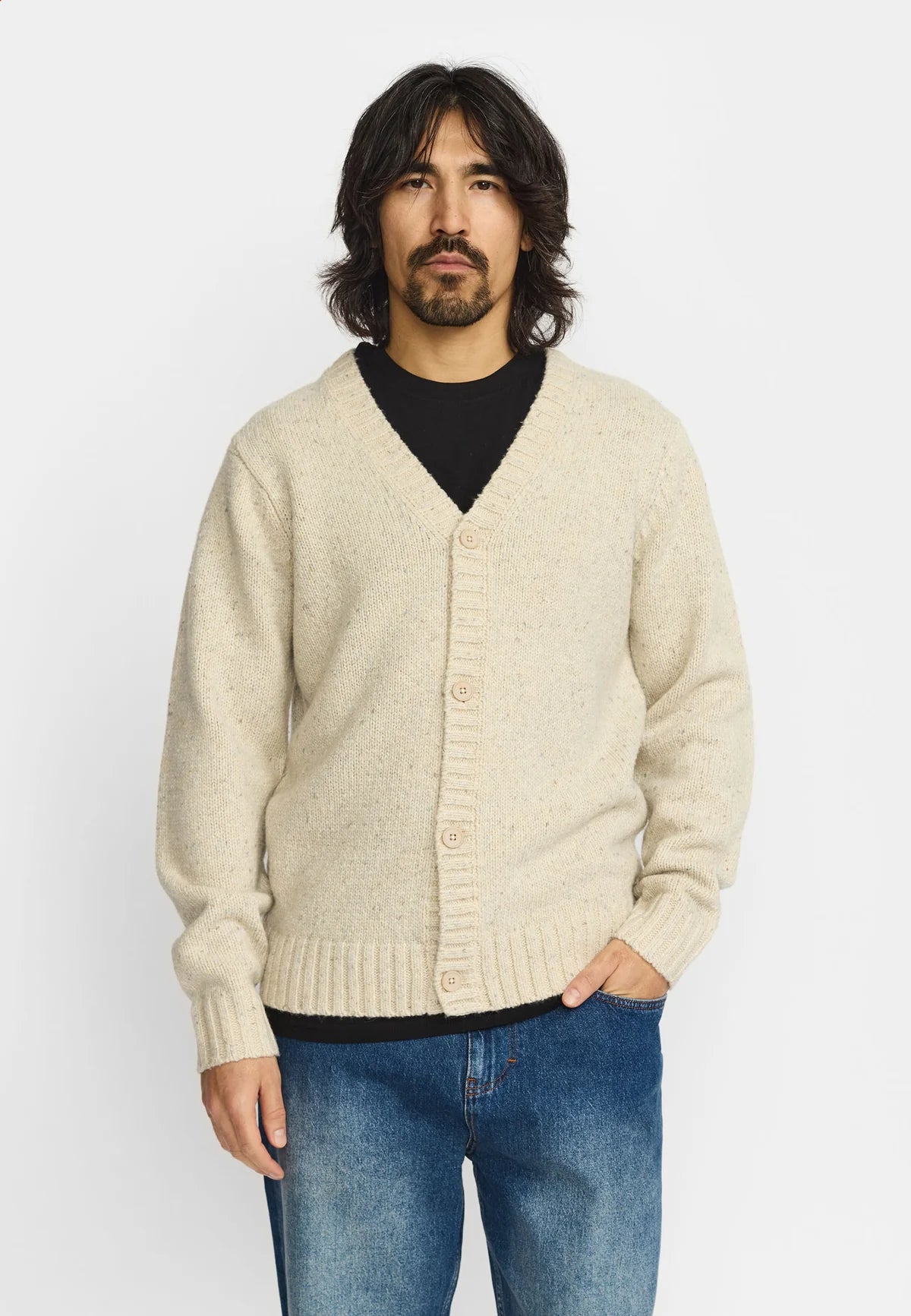 Revolution | Cardigan en tricot "6543" - Blanc