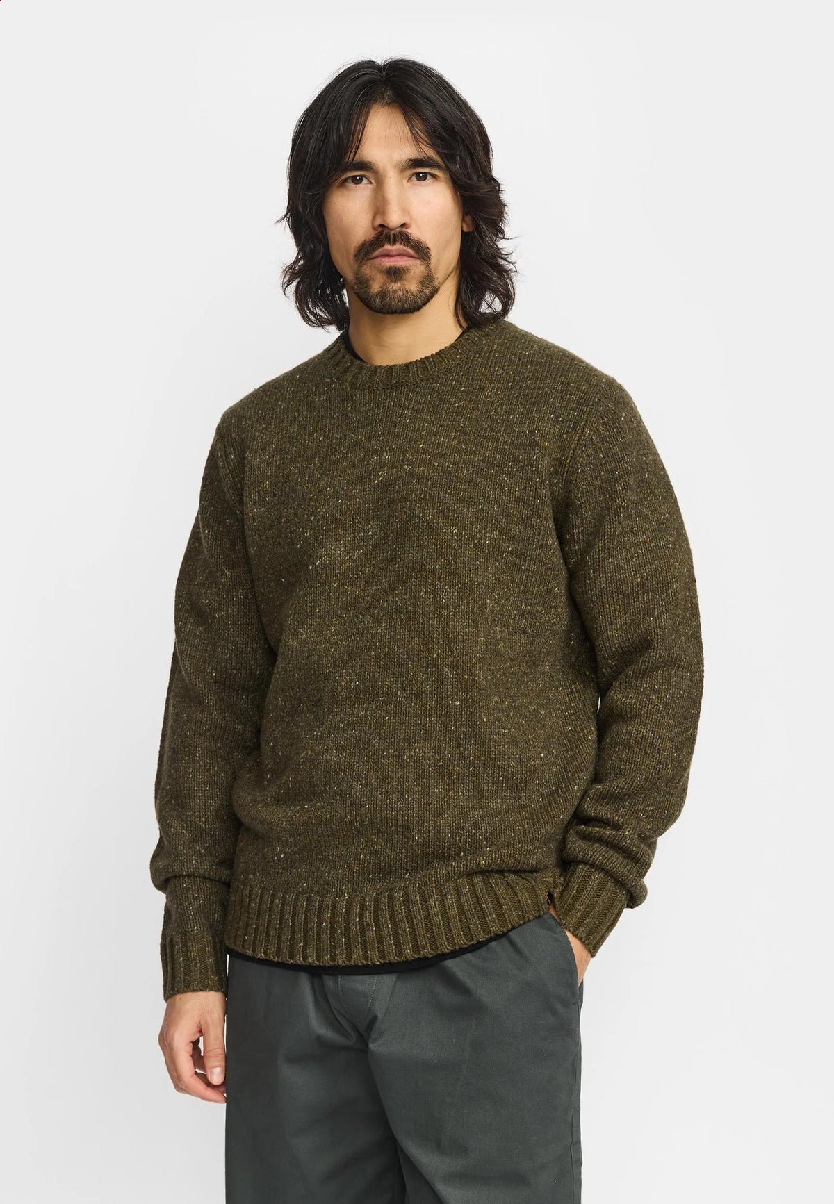 Revolution | Pull en tricot "6538" - Armée