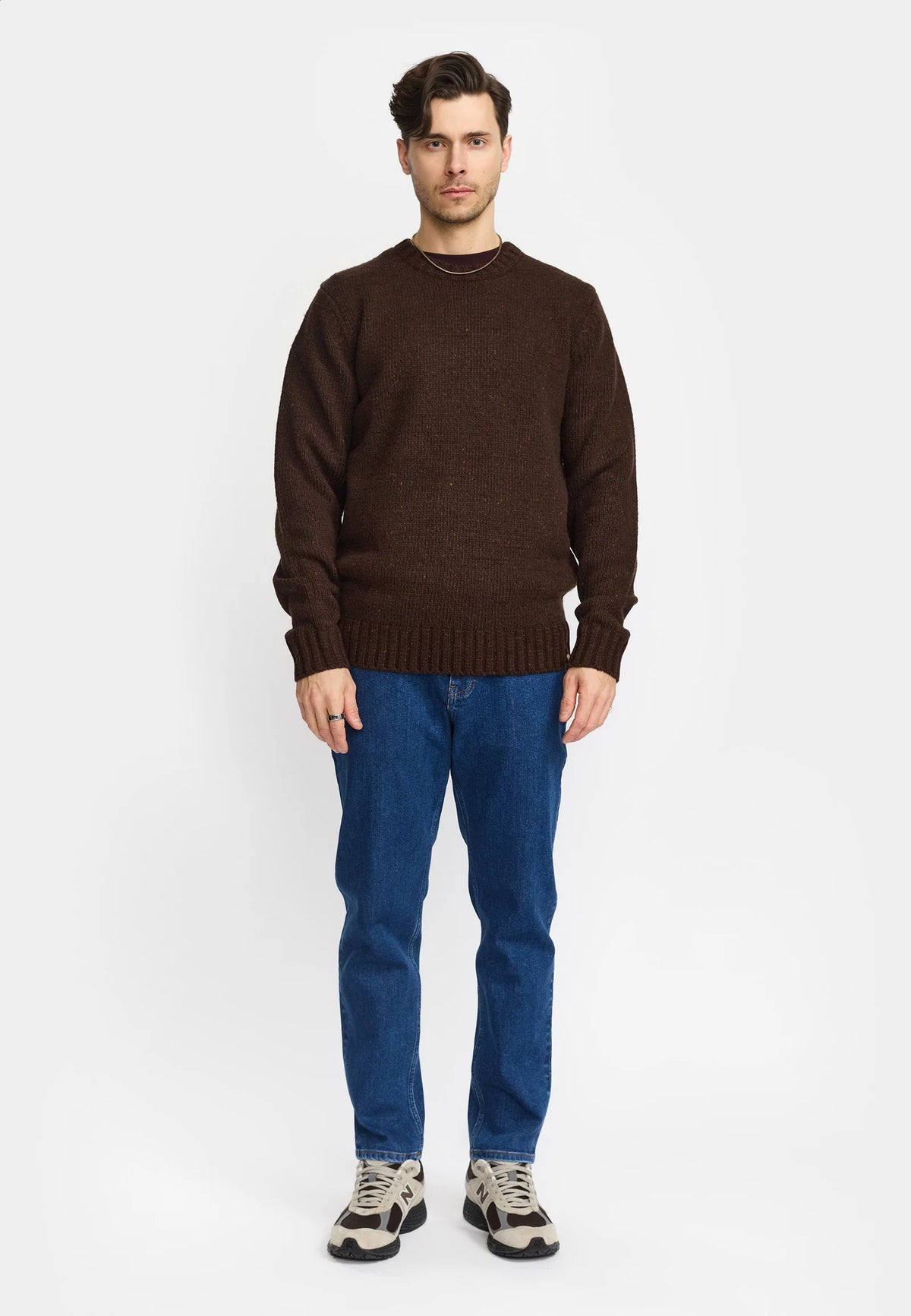 Revolution | Pull en tricot "6538" - Brun foncé