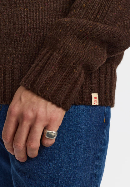 Revolution | Pull en tricot "6538" - Brun foncé