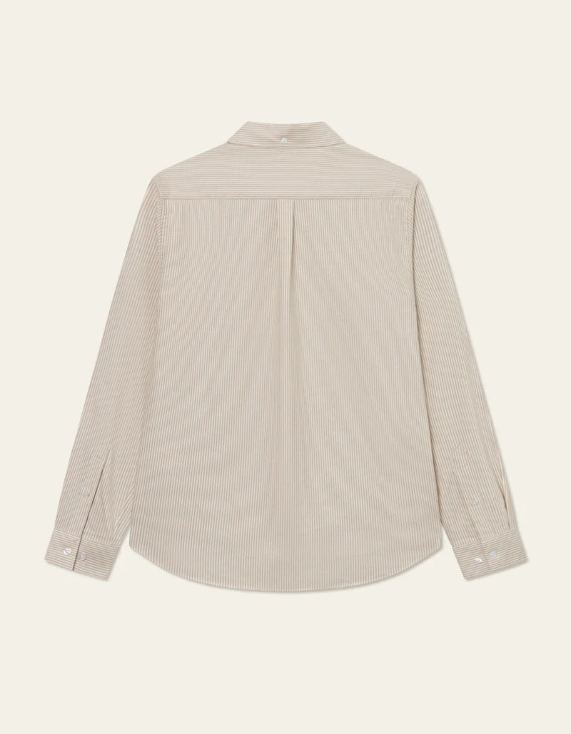 Les Deux | Chemise Oxford "Konrad" - Ivoire/Tabac Blond