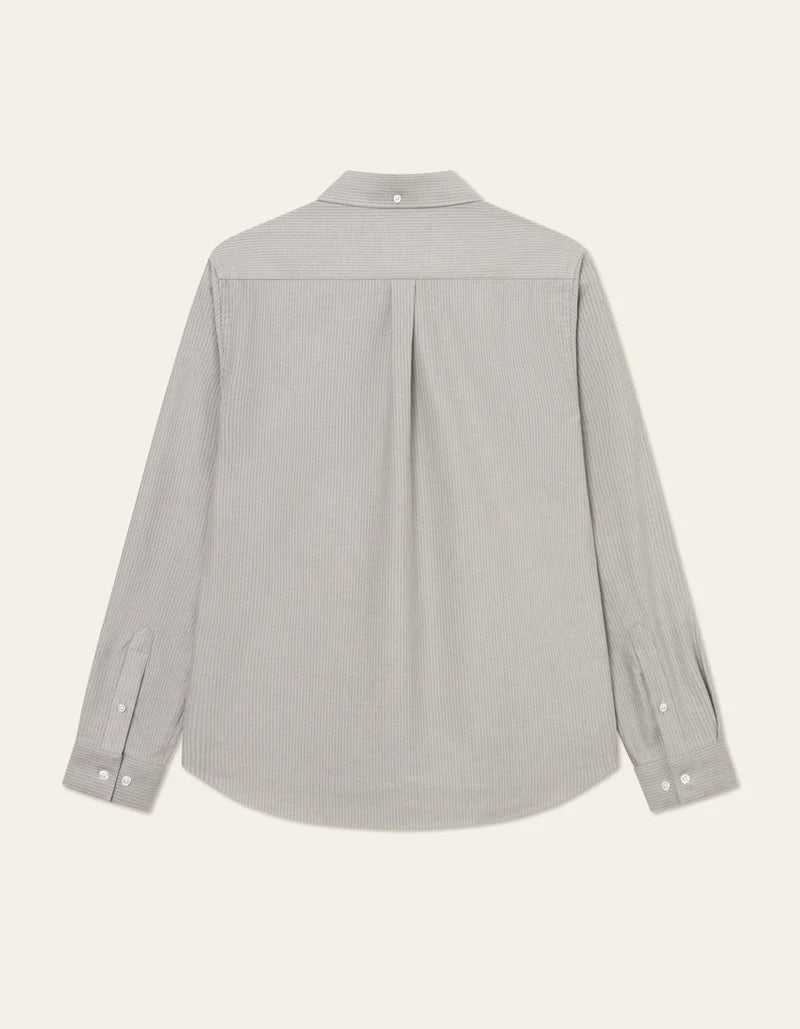 Les Deux | Chemise Oxford "Konrad" - Gris/Bleu