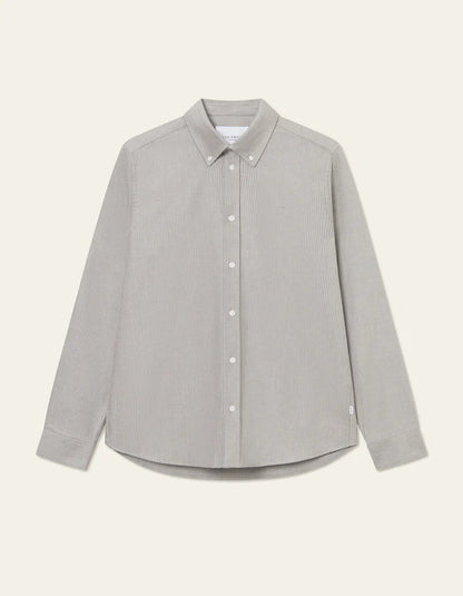 Les Deux | Chemise Oxford "Konrad" - Gris/Bleu