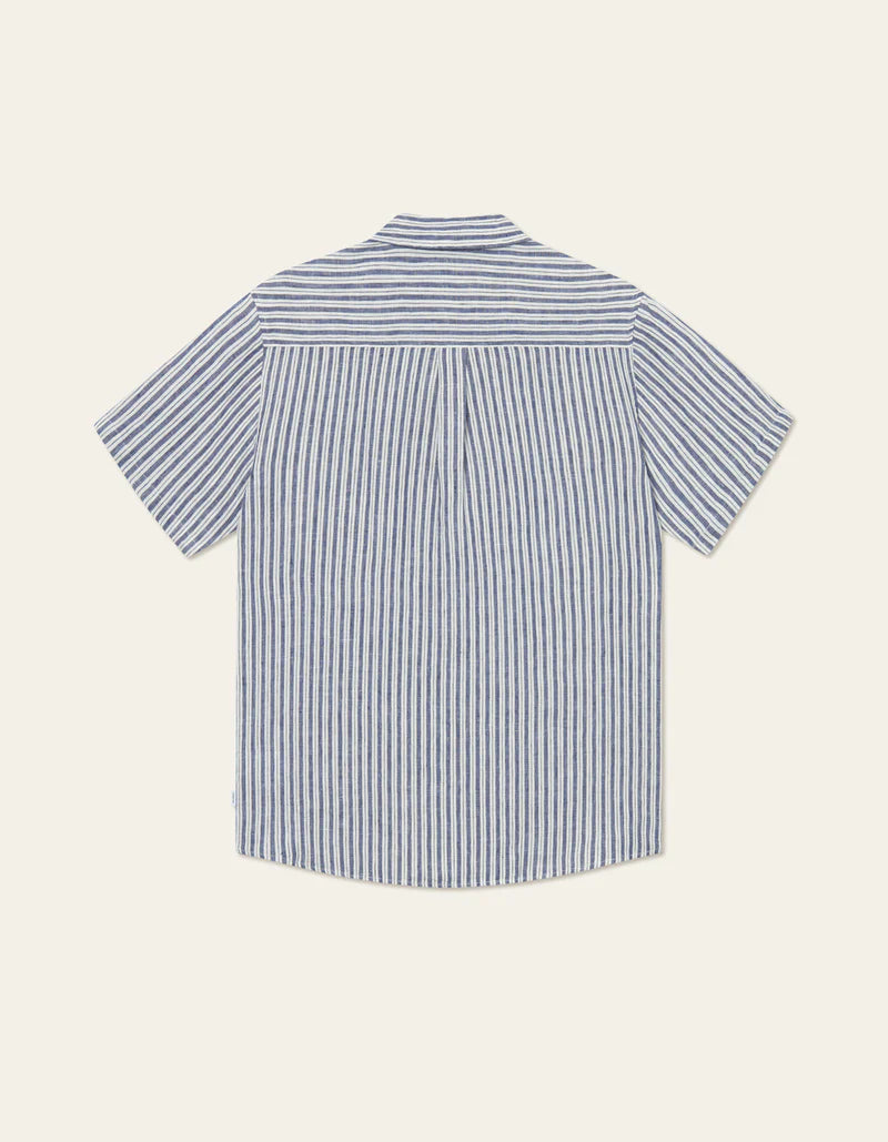 Les Deux | Chemise en lin "Kris" - Bleu