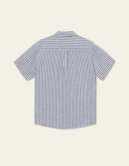 Les Deux | Chemise en lin "Kris" - Bleu