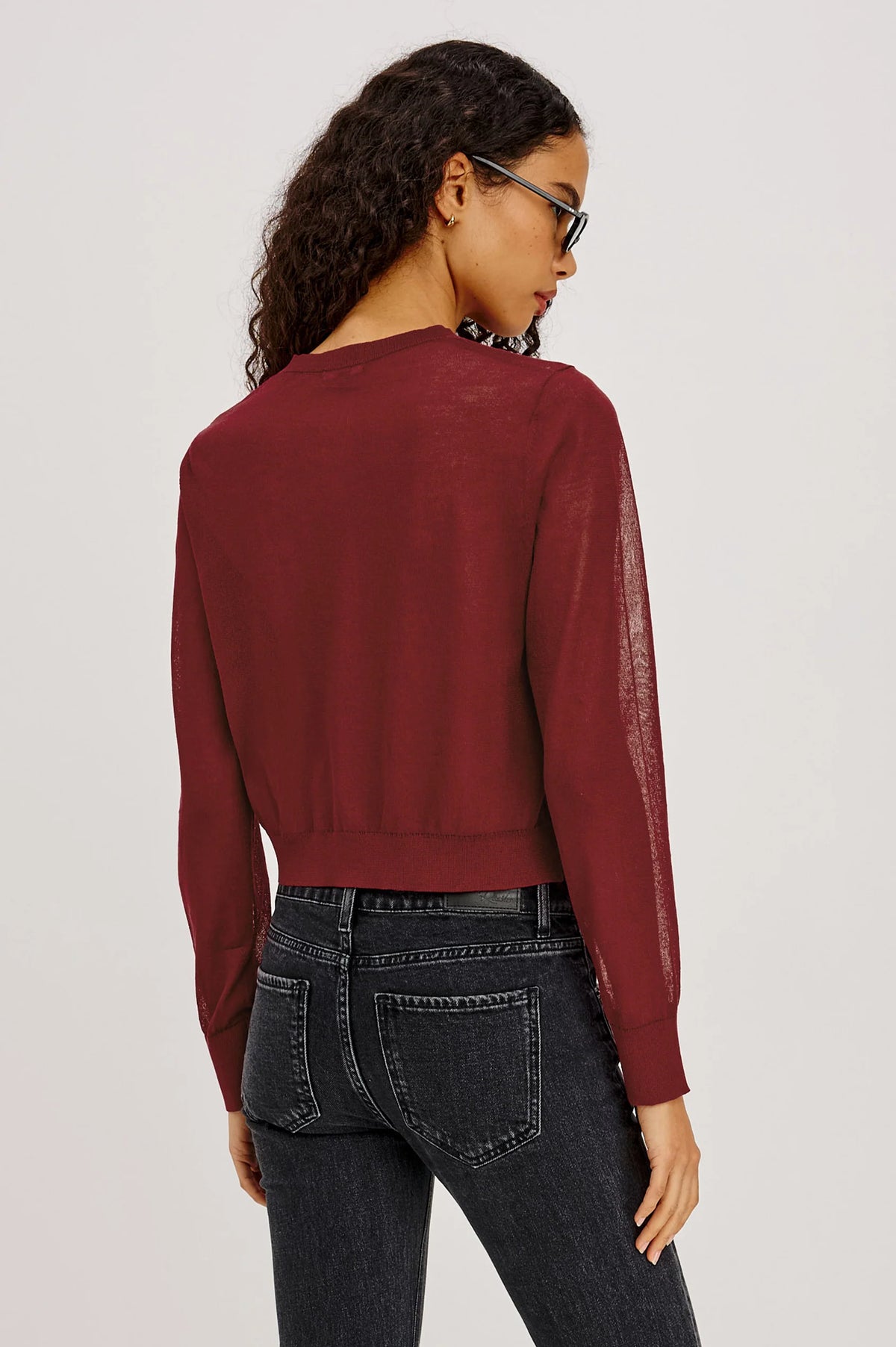 Rails | Cardigan en tricot "Lakelyn" - Cramoisi