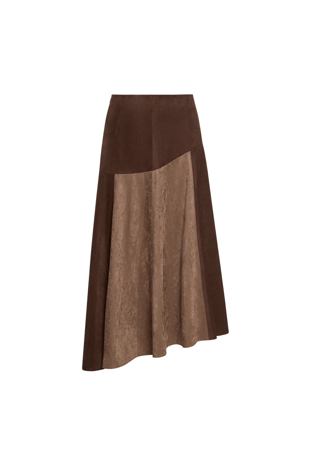 MISA | Jupe en Suède 'Lenore' | Marron