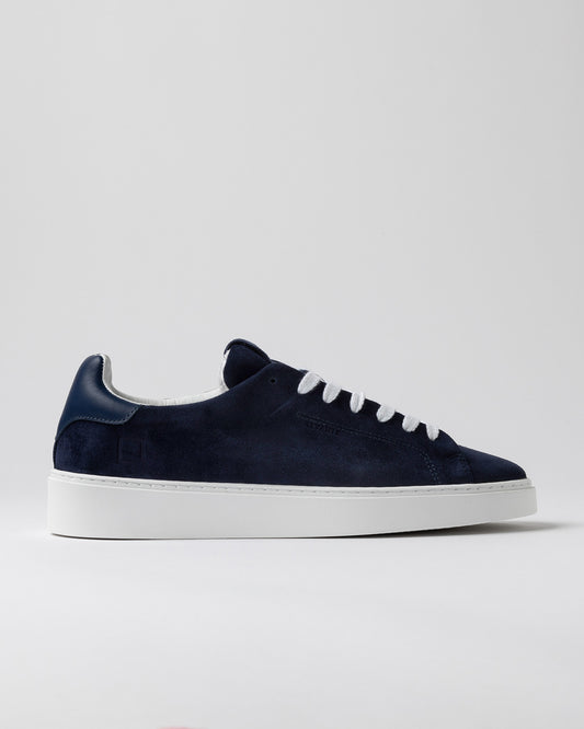 D.A.T.E. | Baskets en daim "LEVANTE SUEDE" - Bleu marine