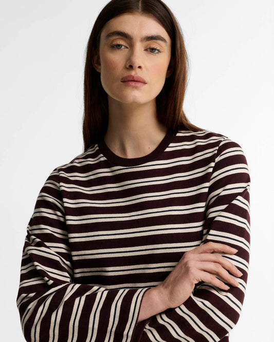 BARBOUR | Haut à manches longues rayé 'Maplewood' | Figue