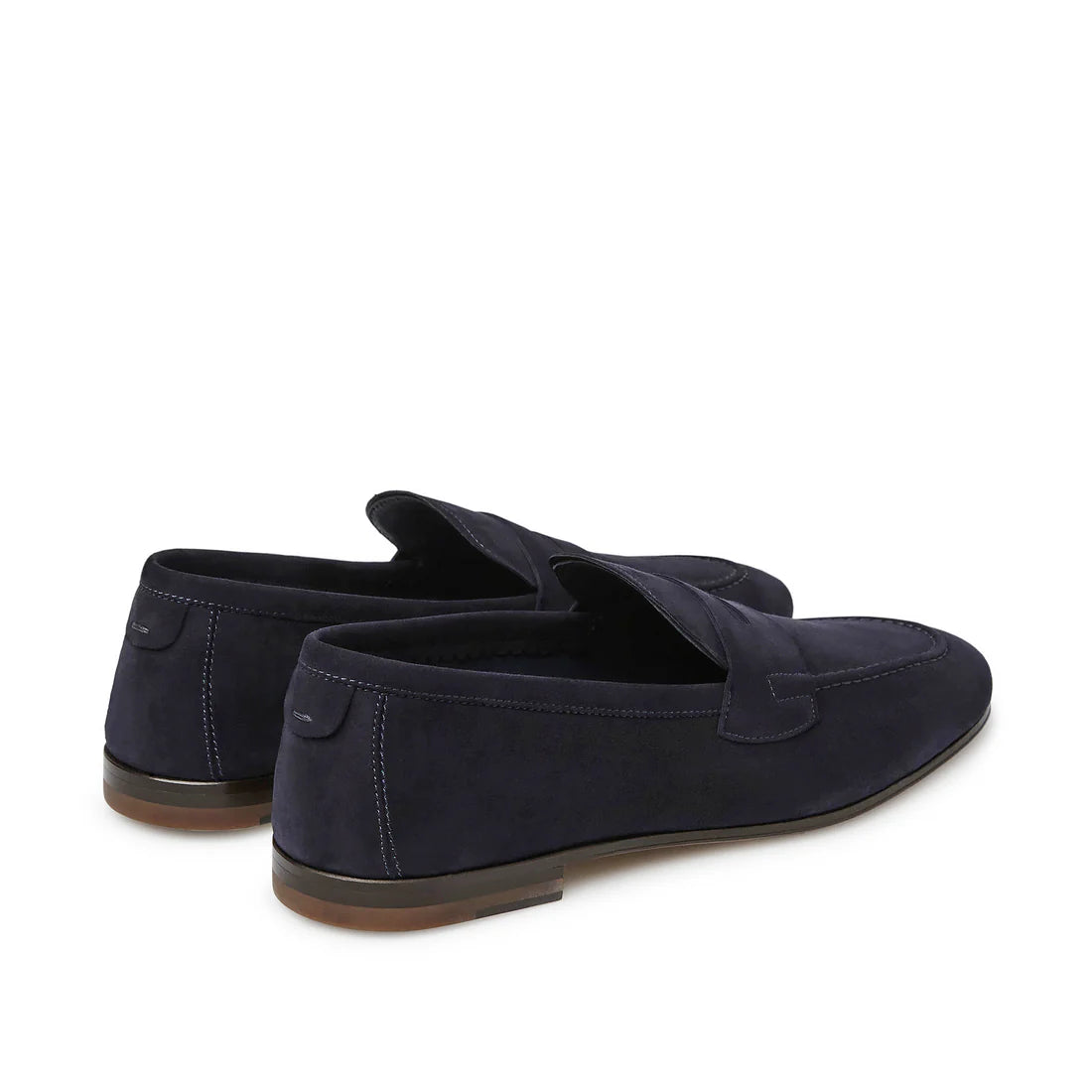 Fabiano Ricci | Mocassins en cuir suédé  - Bleu marin