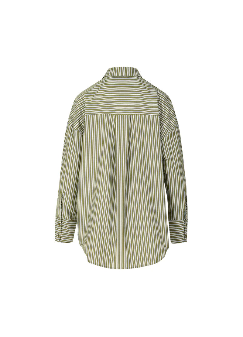 Coster | Chemise à rayures vertes