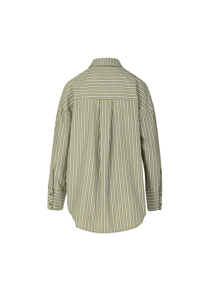Coster | Chemise à rayures vertes