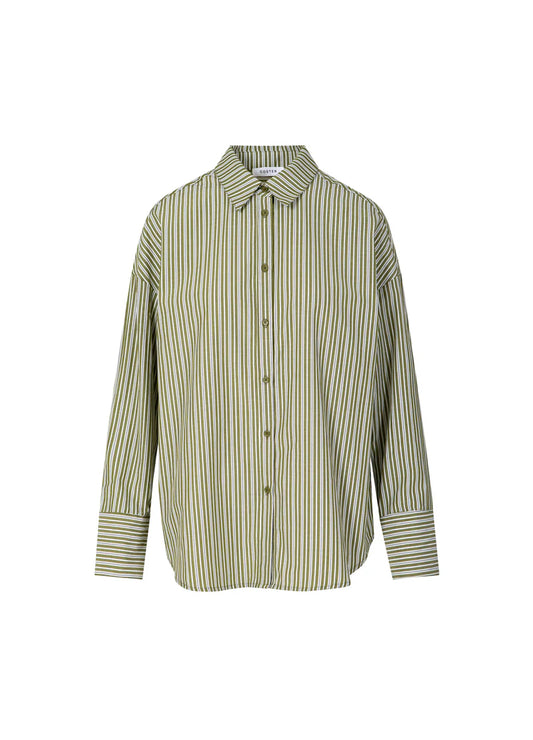 Coster | Chemise à rayures vertes