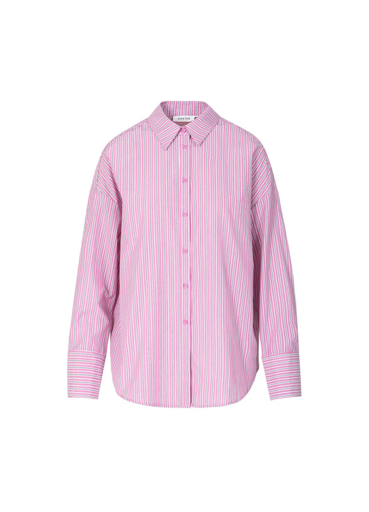 Coster | Chemise à rayures roses