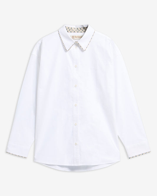 BARBOUR | Chemise Oxford décontractée 'Alverstone' | Blanche