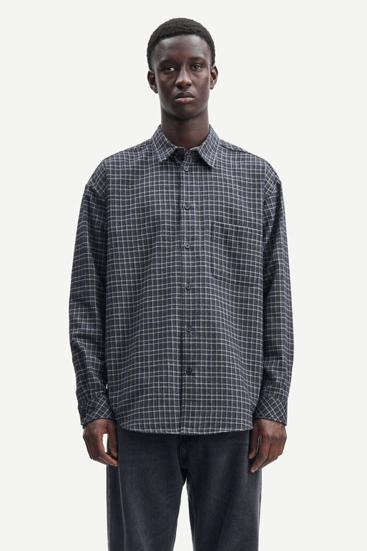 Samsoe Samsoe | Chemise Luan J - Charbon Noir