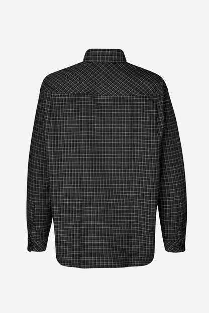 Samsoe Samsoe | Chemise Luan J - Charbon Noir