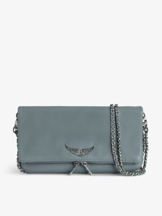 ZADIG & VOLTAIRE | Pochette "ROCK" - Gris-bleu