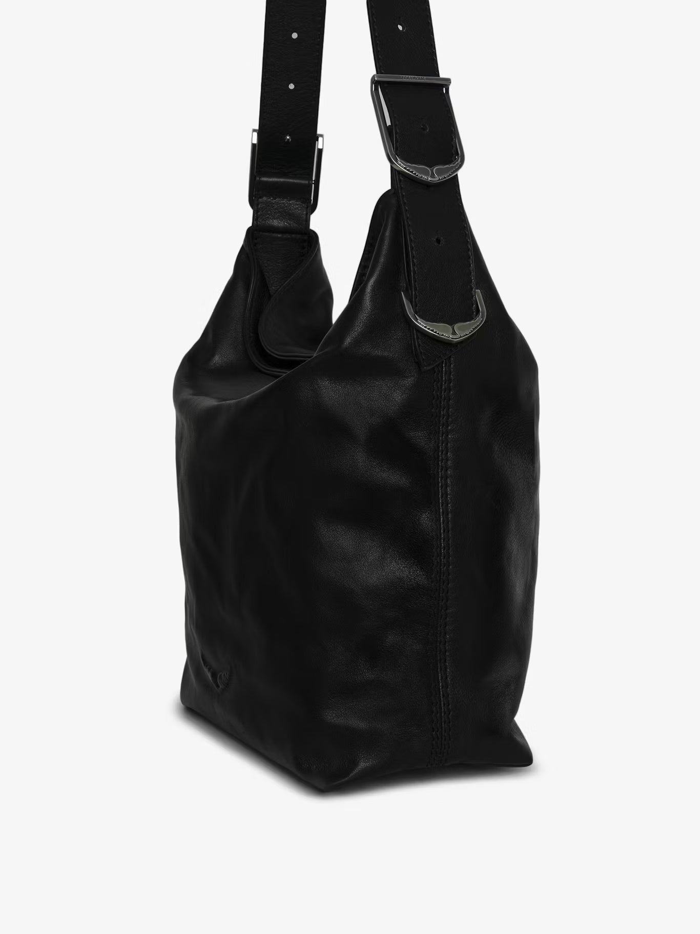 ZADIG & VOLTAIRE | Sac ''Jane Hobo'' en cuir - Noir