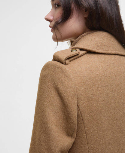 Barbour | Le manteau en laine à double boutonnage ''Cottesmore'' - Beige