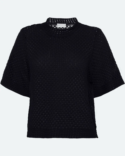 Minimum | Top en maille "Lily" - Noir