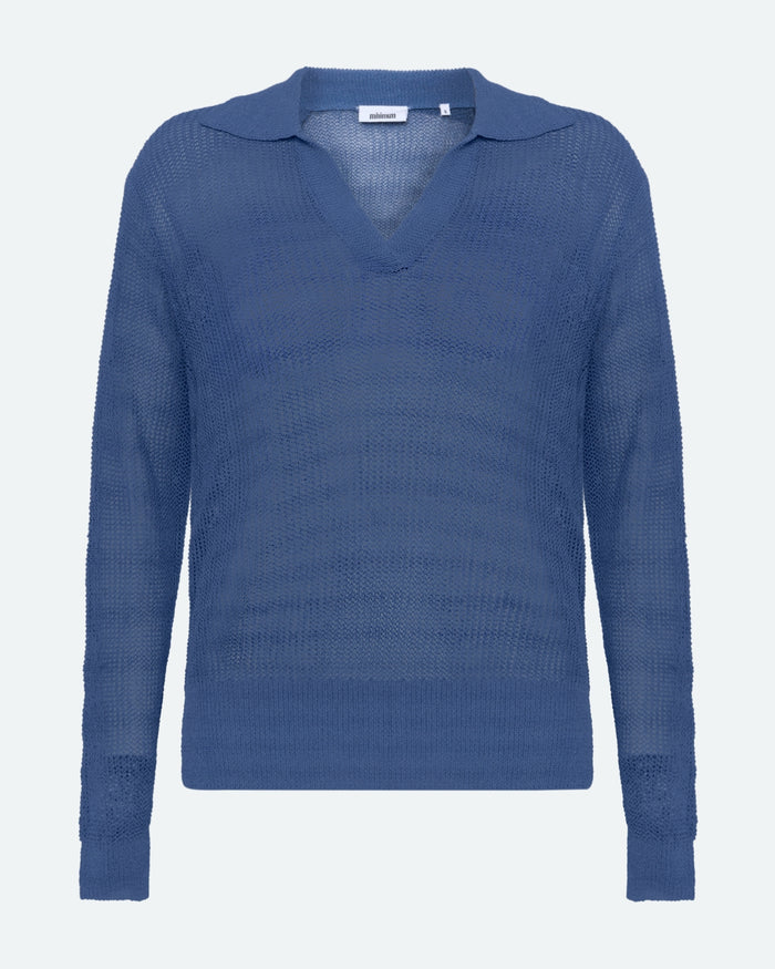 Minimum | Polo "LINEAS" - Bleu