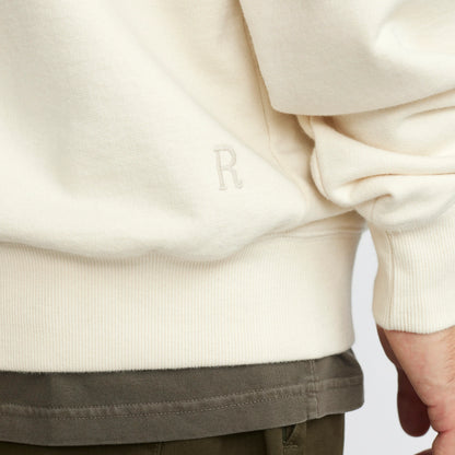 Revolution | Sweatshirt ample en coton - Blanc cassé