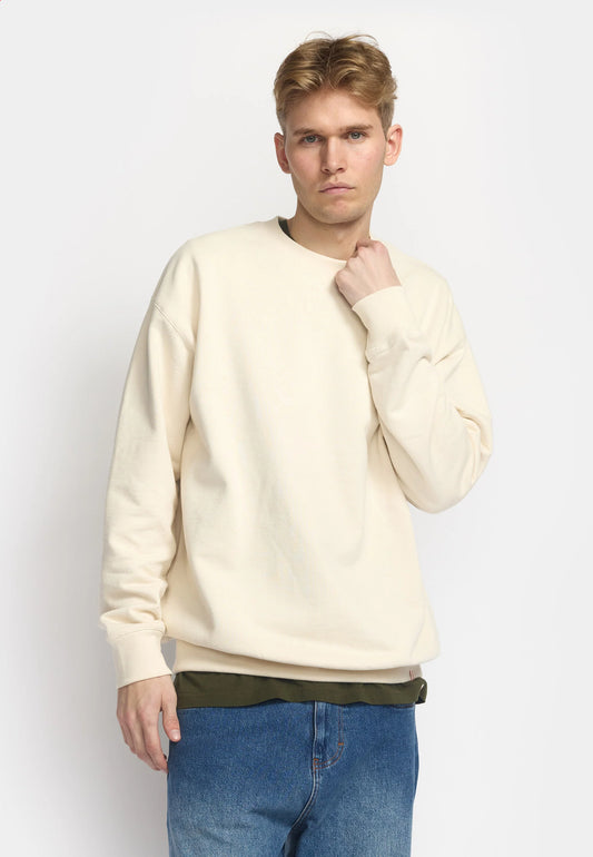 Revolution |Sweat-shirt ample à col rond / 2060 REV - Blanc cassé