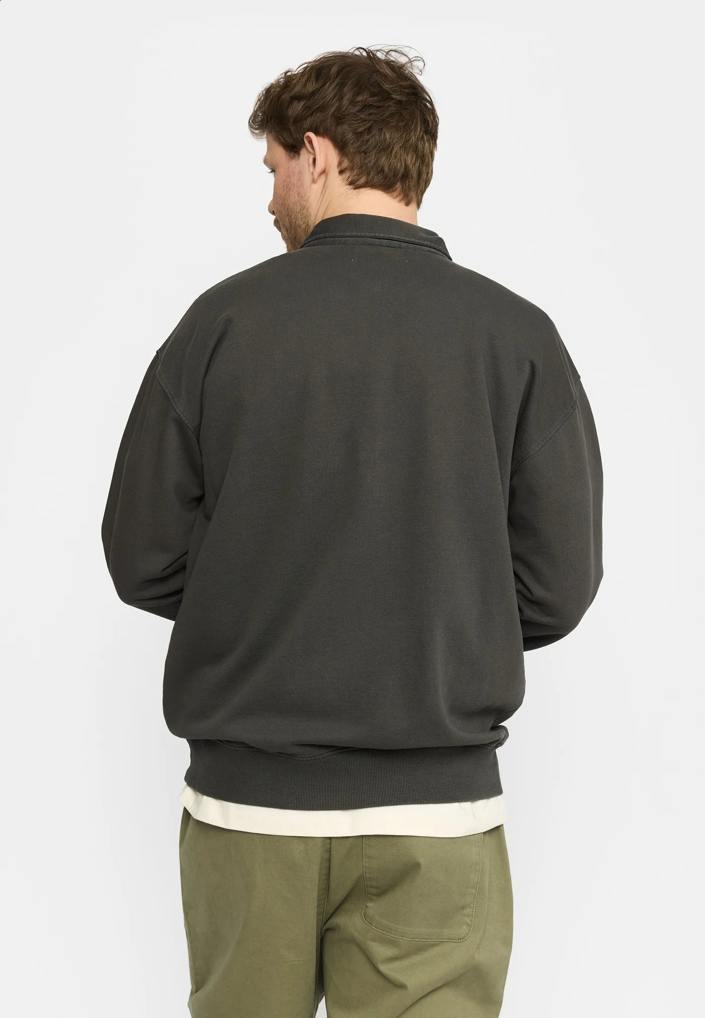 Revolution |Sweat-shirt ample à demi-fermeture éclair / 2800 REV - Noir
