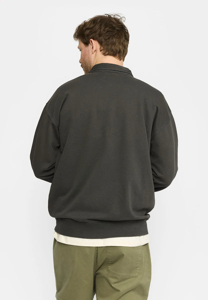 Revolution |Sweat-shirt ample à demi-fermeture éclair / 2800 REV - Noir