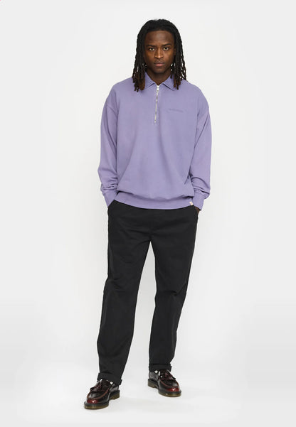 Revolution |Sweat-shirt ample à demi-fermeture éclair / 2800 REV - Violet