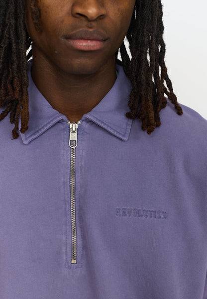 Revolution |Sweat-shirt ample à demi-fermeture éclair / 2800 REV - Violet