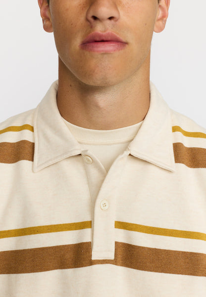 Revolution | Le sweat-shirt polo ample / 2805 - Brun