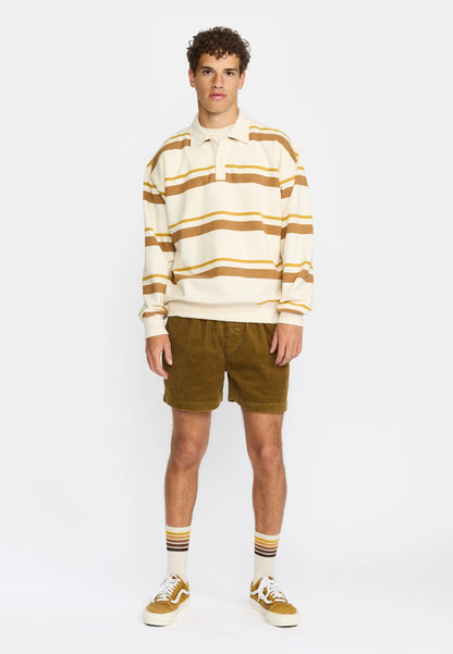Revolution | Le sweat-shirt polo ample / 2805 - Brun