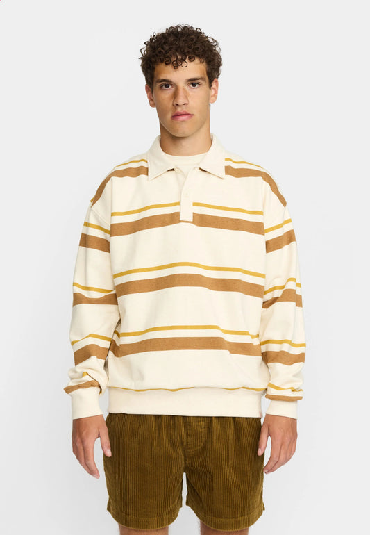 Revolution | Le sweat-shirt polo ample / 2805 - Brun