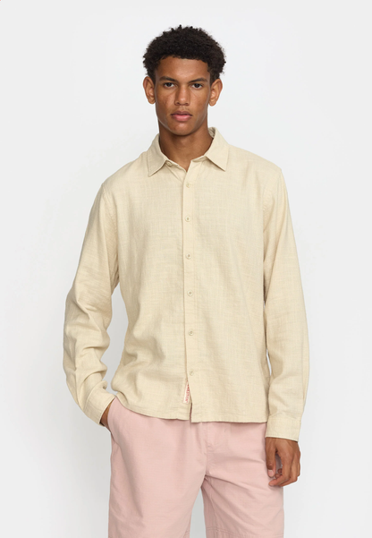 Revolution | Chemise texturée à coupe ample - écru