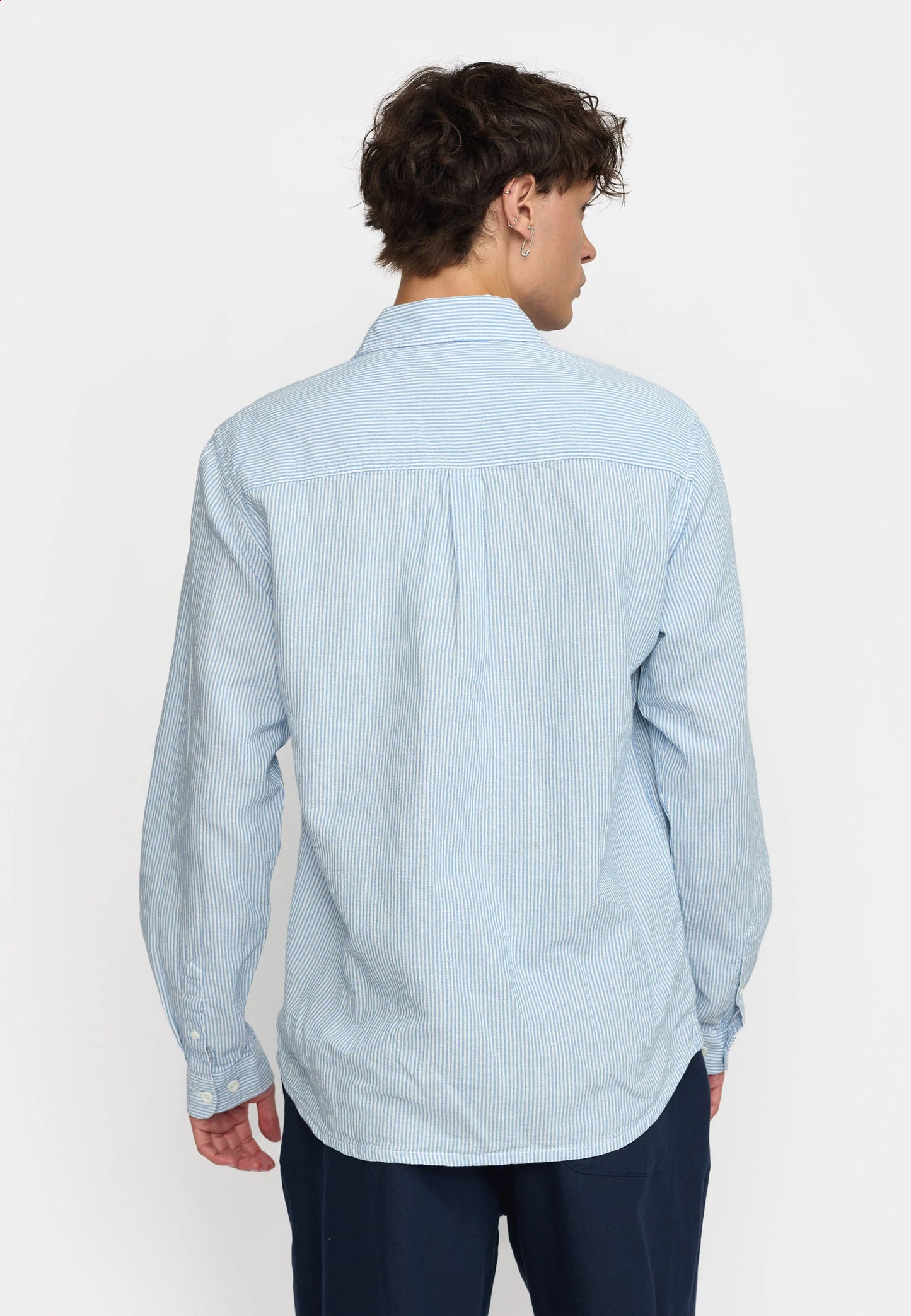 Revolution | Chemise à manches longues rayée / 3179 - Bleu