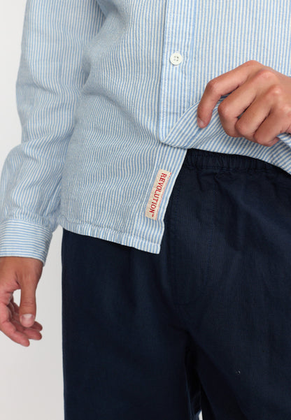 Revolution | Chemise à manches longues rayée / 3179 - Bleu
