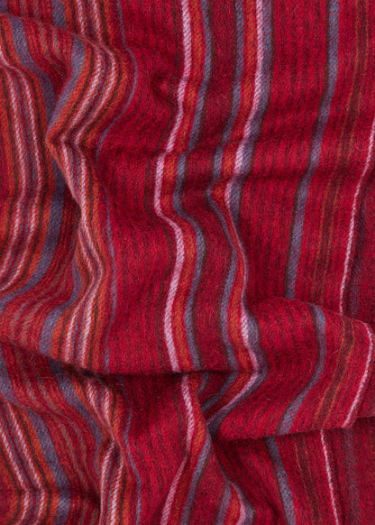 Paul Smith | Écharpe en laine d'agneau à rayures - Rouge