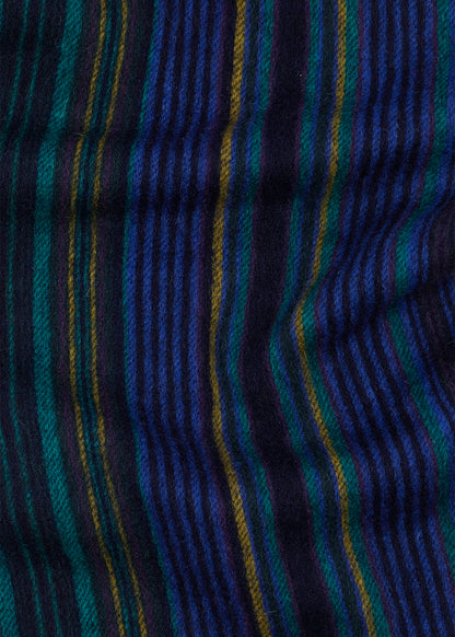 Paul Smith | Écharpe en laine d'agneau à rayures - Marine