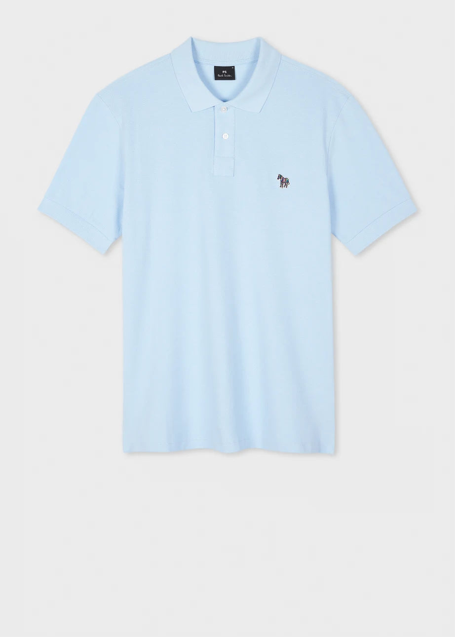 Paul Smith | Polo avec logo Zebra - Bleu clair