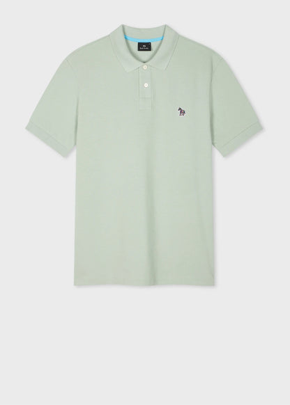 Paul Smith | Polo avec logo Zebra - Vert sauge