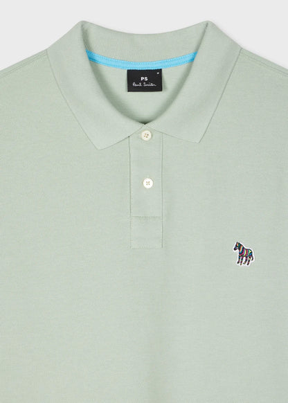 Paul Smith | Polo avec logo Zebra - Vert sauge