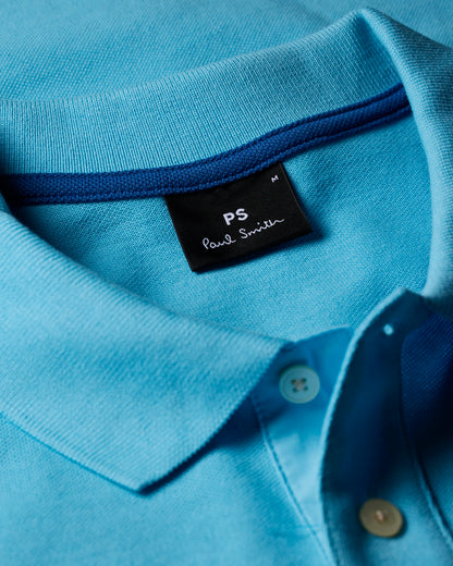 Paul Smith | Polo avec logo Zebra - Bleu lumineux